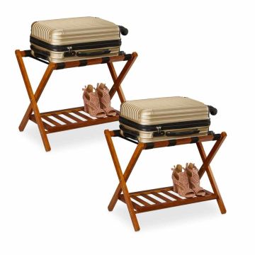 Bagažo stovai Relaxdays 10046452.0, 2 vnt, 66 × 54 × 45 cm
