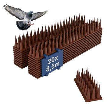 Balandžių atbaidymo smaigai Relaxdays, 20 vnt, 42,5 × 3,5 × 4 cm