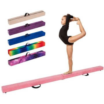 Balansinė gimnastikos sija, sulankstoma, įvairiaspalvė
