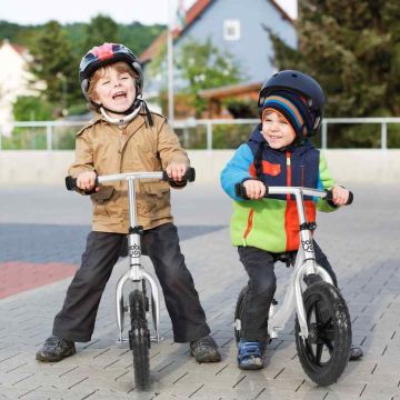 Balance bike, 12-inch wheels, 86.4 × 39.4 × 53.3–63.5 cm