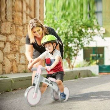 Balance bike for children, 125° steering angle, Pink, 57.5 × 23.5 × 37 cm