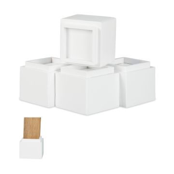 Baldų pakylos Relaxdays, 4 vnt, 11,5 × 10 × 11,5 cm