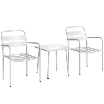 Комплект мебели для балкона, 3 предмета, 55 × 58 × 82 см