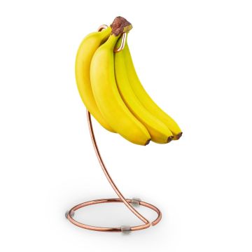 Bananų laikiklis Relaxdays 10039558.0, Varinė, Ø 17 × 33 cm