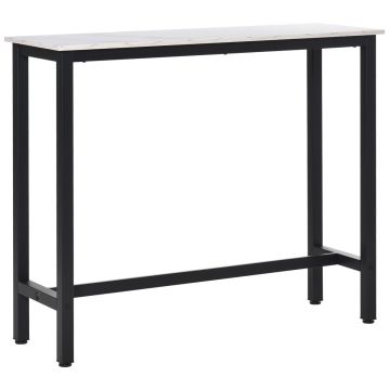 Baro stalas Homcom 120x40x100cm., juodos spalvos
