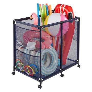 Pool storage box VEVOR 87010, 6 wheels, 93.5 × 90.4 × 61 cm