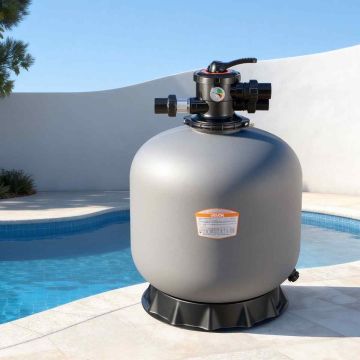 Swimming pool sand filter system VEVOR 25053BX, 7-way valve, Ø 60.96 × 90 cm