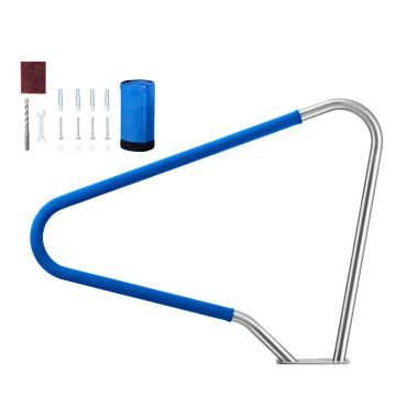 Pool railing VEVOR HXFS-03, 3 bends, 122 × 91.5 × 10 cm