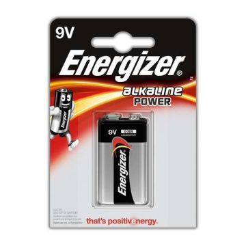 Baterija Energizer 9V/6LR61, 1 vnt