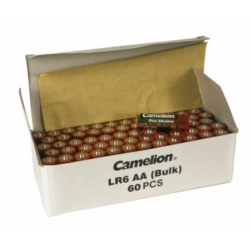 Baterijos Camelion AA/LR6, 60 vnt