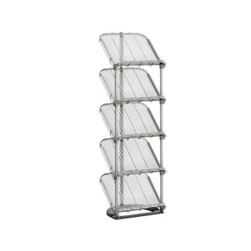Batų lentyna SONGMICS LPC049GZ01, 5 pakopų, Pilka, 24,5 × 28,4 × 102,5 cm