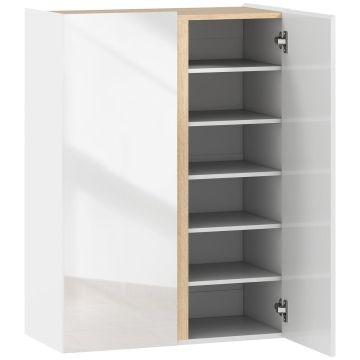 Shoe cabinet Aosom, 6 shelves, 70 × 95 × 33.5 cm