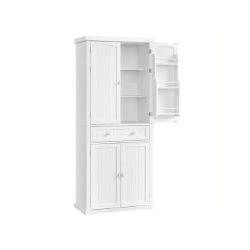 Bufetas 40x76x182,1cm., baltos spalvos