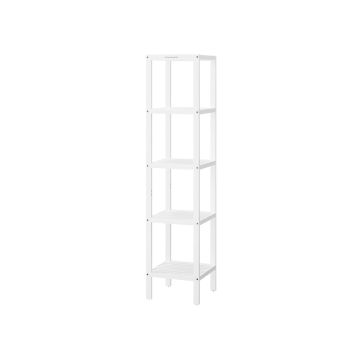 Полка для ванной 33x33x146см., белая