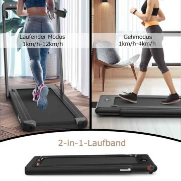 Treadmill, 2 in 1, 132 × 68.5 × 13 cm