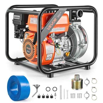 Gasoline water pump VEVOR SCHP50, 6 HP, 128 GPM
