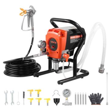 Airless paint sprayer VEVOR 190C, 900 W, 335 × 415 × 265 mm
