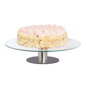 Besisukanti tortų lėkštė Relaxdays 10022287.0, 1 vnt, Ø 30 × 7,5 cm