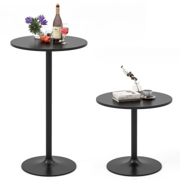 Bistro stalų komplektas, 2 vnt, Ø 60 × 101,5 cm