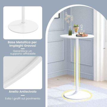 Bistro stalų komplektas, 2 vnt, Ø 60 × 101,5 cm