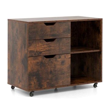 Office filing cabinet, 5 shelf positions, 81.28 × 66.04 × 40.64 cm