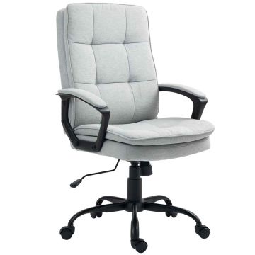 Офисное кресло Homcom 63x70x112см, серо-черный