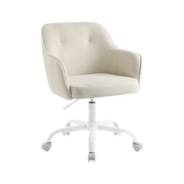 Biuro kėdė SONGMICS OBG019G01, Reguliuojamo aukščio, Smėlio, 64 × 80–90 × 64 cm