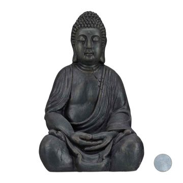 Budos figūra Relaxdays, medituojantis, 30 × 50 × 25 cm