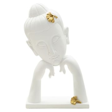 Budos galvos dekoracija Mauro Ferretti Buddha B, 21,5 × 36 × 13 cm