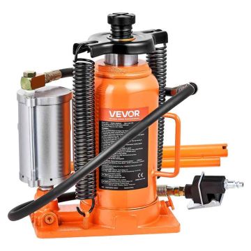 Бутылочный домкрат VEVOR MR8004, 20 т, Оранжевый, 23,5 × 26 × 15,5 см