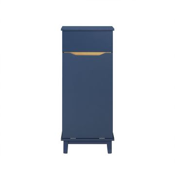 Шкаф для ванной с корзиной для белья 40x40x96см., в различных цветах