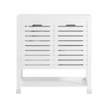 Напольный шкаф для ванной 76x30x80см., белого цвета