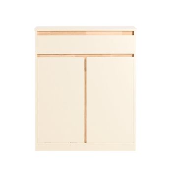 Шкаф для ванной с корзиной для белья 71x33x85см., в различных цветах