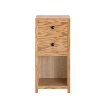 Напольный шкаф для ванной 40x35x90см., светло-коричневого/черного цвета