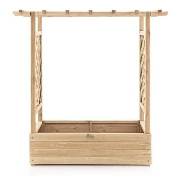 Pakelta lysvė 100x44x113,5cm., šviesiai rudos spalvos