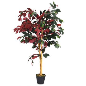 Искусственный фикус 16,5x120см, различных цветов
