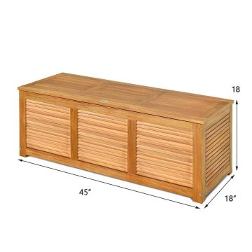 Sodo daiktadėžė 120x45x45cm., šviesiai rudos spalvos
