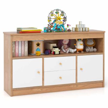 Детская полка 106x30x62см, светло-коричневого/белого цвета