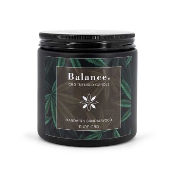 CBD-ароматическая свеча Candle Brothers 50010019_8846, 350 г, 2 фитиля, Коричневая, 9 × 9,5 × 9 см