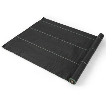 Sodo apsauginė plėvelė nuo piktžolių 2500x200cm., juodos spalvos