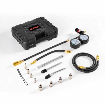 Cylinder leak tester set VEVOR LX1202, 4 adapters, 285 × 215 × 75 mm