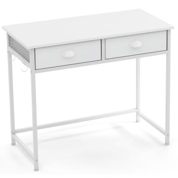 Письменный стол 90x45x75см, белого цвета