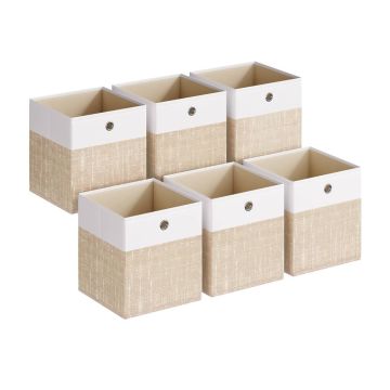 Daiktadėžių rinkinys SONGMICS, 6 vnt, 26 × 26 × 28 cm