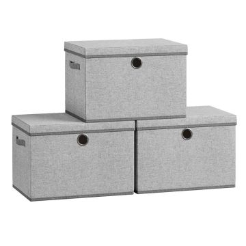 Daiktų laikymo dėžės SONGMICS, 3 vnt, 43 × 30 × 30 cm