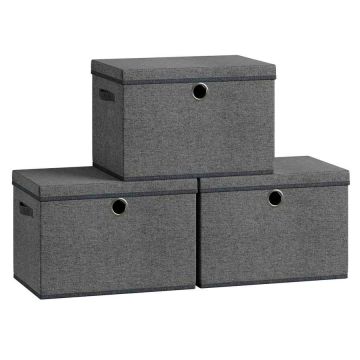 Daiktų laikymo dėžės SONGMICS, 3 vnt, 43 × 30 × 30 cm