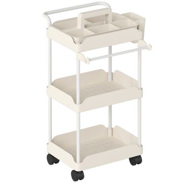Shopping trolley, 3 baskets, 42 × 42.5 × 76 cm