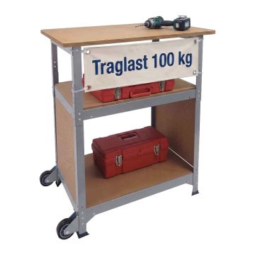 Darbastalis Relaxdays 10053533_55, 72,5 × 69,5–82 × 50 cm