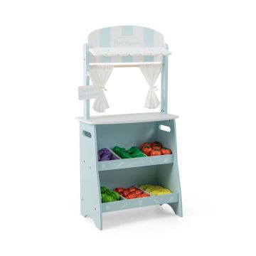 Игровой магазин 45x24x86см, синий/белый