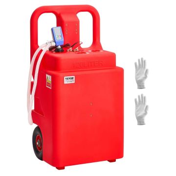 Degalų perpylimo bakas VEVOR YHM-120B, 121 l, 12 V, 2,5 GPM, Raudonas, 54 × 107 × 46,5 cm