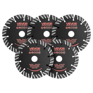 Diamond cutting discs VEVOR 133JP, 5 pcs, Red